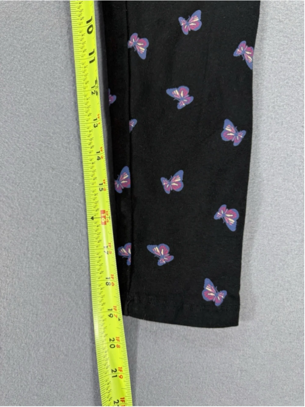 Lucky Brand Girls Fleece Hoodie & Leggings Set Size S 7/8 Pink Black Butterfly